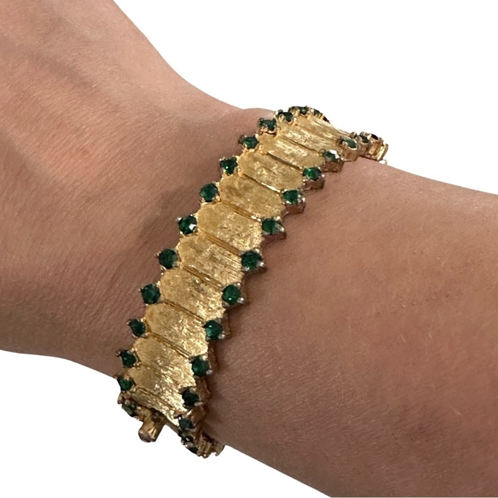 Joseph Mazer vintage bracelet 18 Kt gold plated